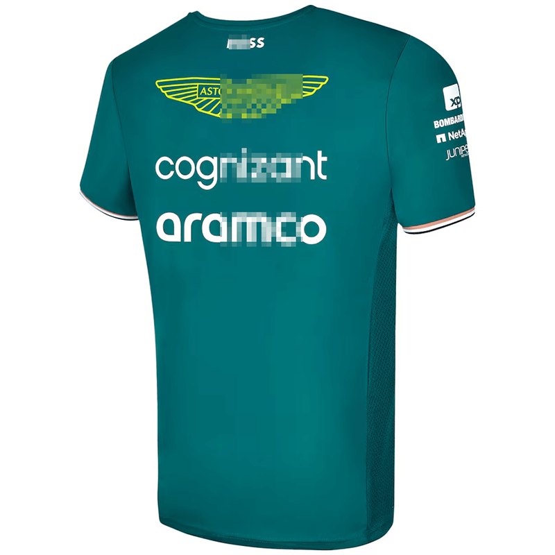 Camiseta Aston Martin Aramco Cognizant F1 Racing Team Verde 2023